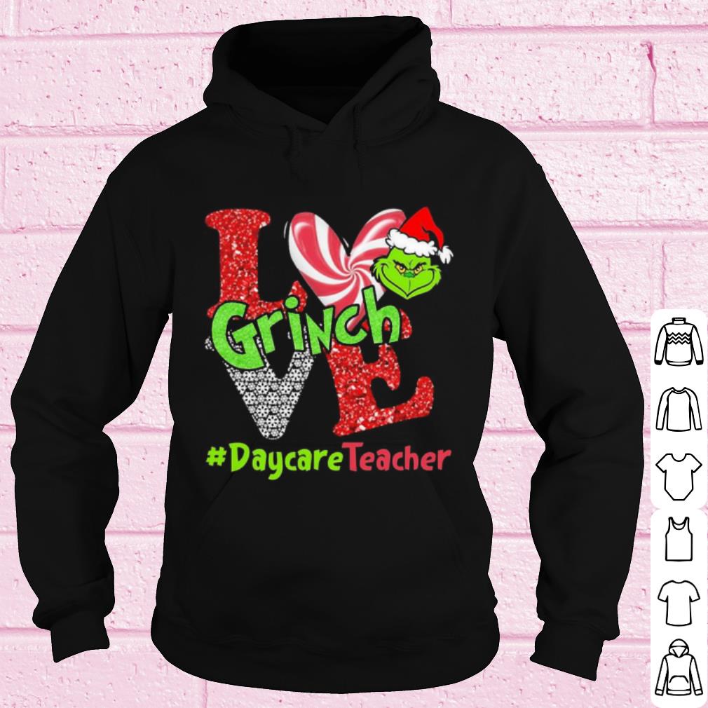 Nice Love Grinch Daycare Teacher Christmas shirt 10 Nice Love Grinch Daycare Teacher Christmas shirt