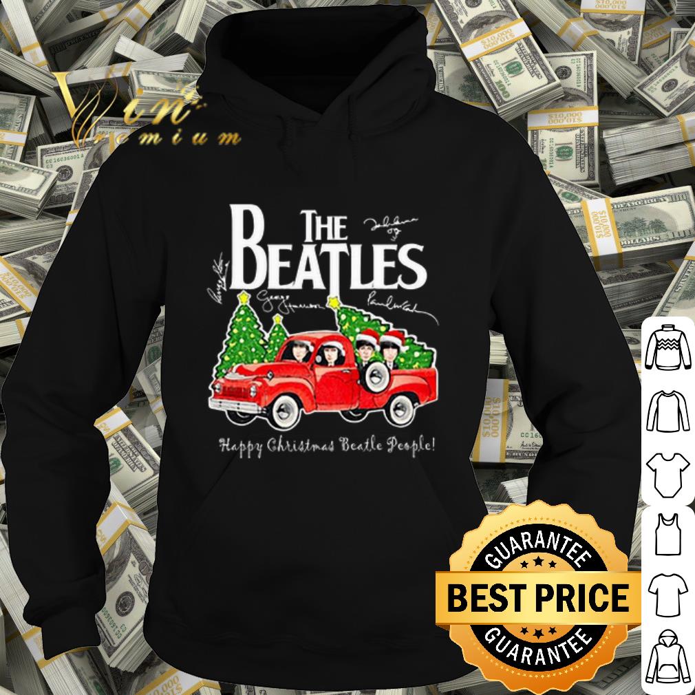 Nice The Beatles Happy Christmas beatle people Signature shirt 10 Nice The Beatles Happy Christmas beatle people Signature shirt