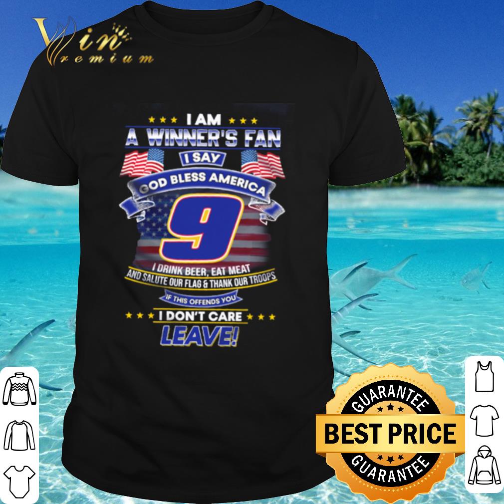 Cool I am a winner’s fan I say God bless America I drink beer eat mean shirt 7
