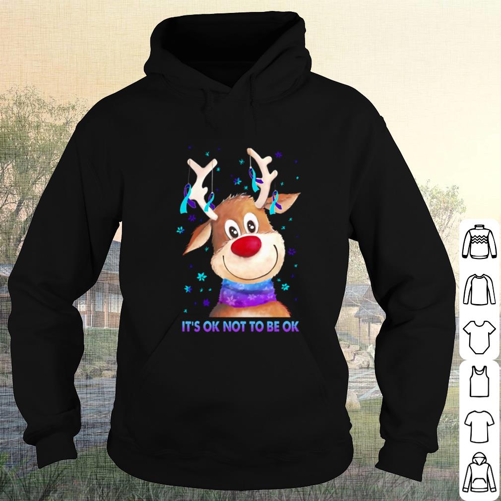 Cool Reindeer Suicide prevention it's ok not to be ok shirt 10 Cool Reindeer Suicide prevention it's ok not to be ok shirt