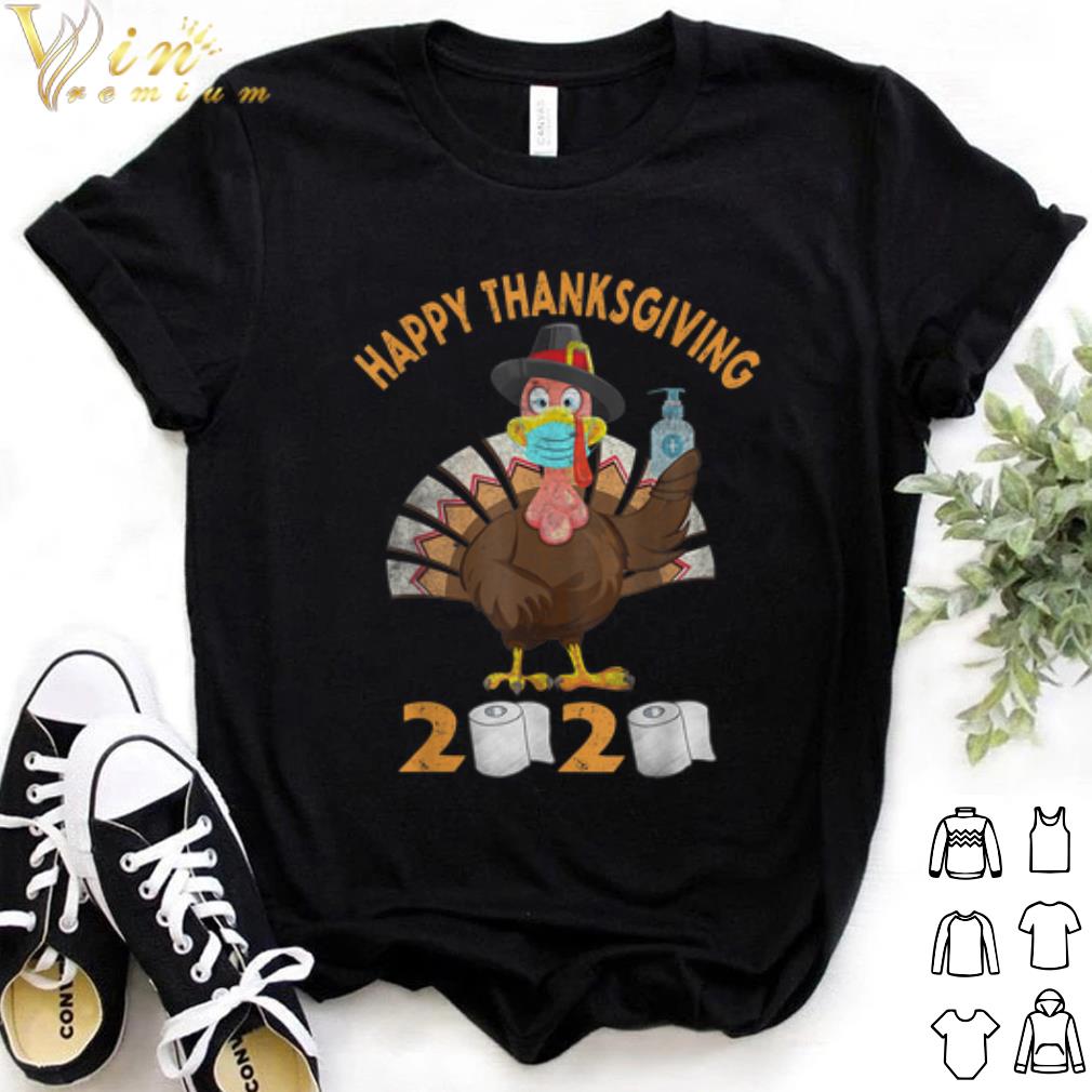 Nice Thanksgiving Turkey Face Mask Quarantine 2020 shirt 7