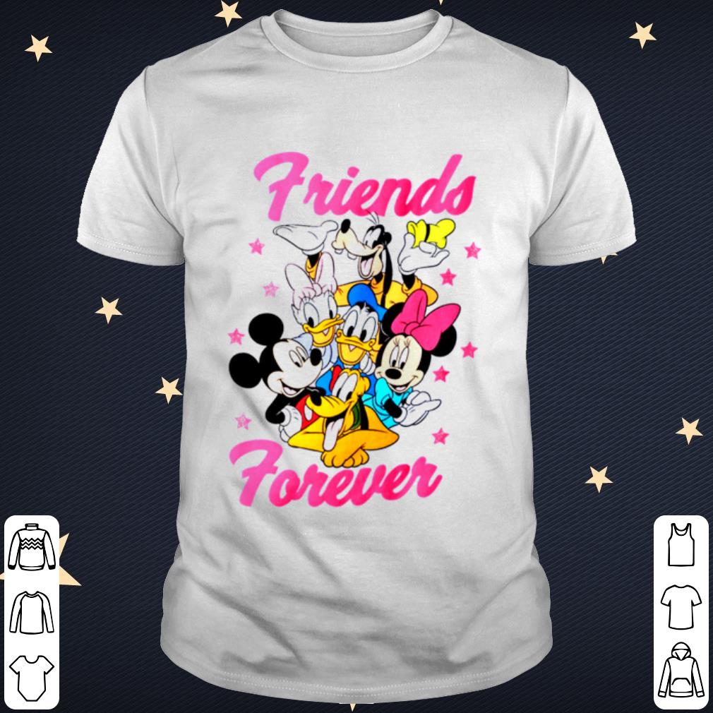 Pretty Friend Forever Disney Mickey Minnie Donald Goofy and Daisy shirt 7