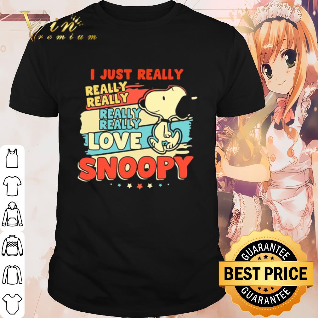 Pretty Snoopy I just really really really love Snoopy shirt 7