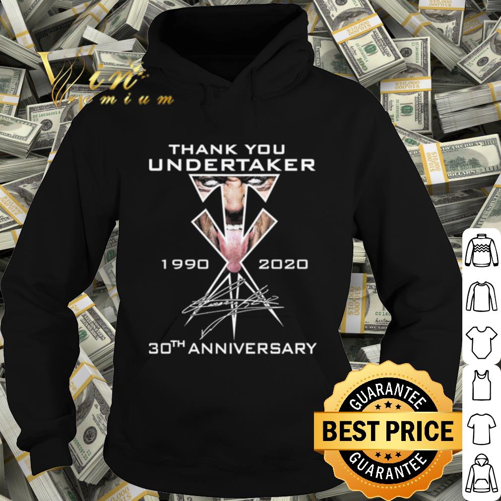 Original Thank You Undertaker 1990 2020 30th Anniversary shirt 10 Original Thank You Undertaker 1990 2020 30th Anniversary shirt