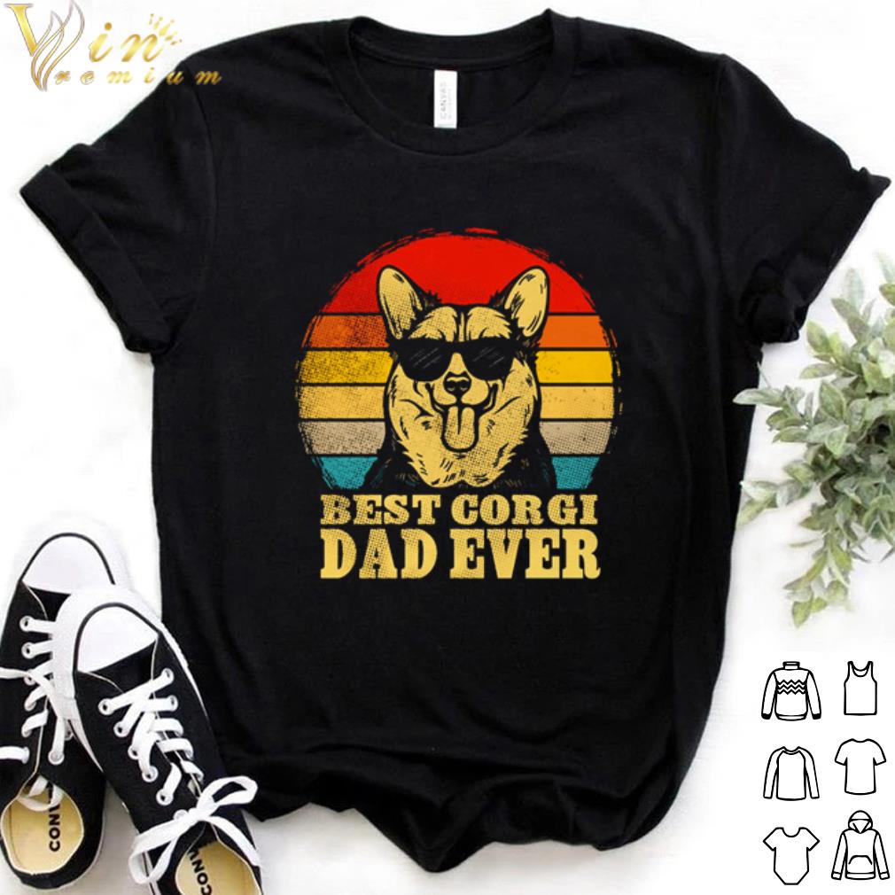 Best Best Corgi Dad ever vintage shirt 7