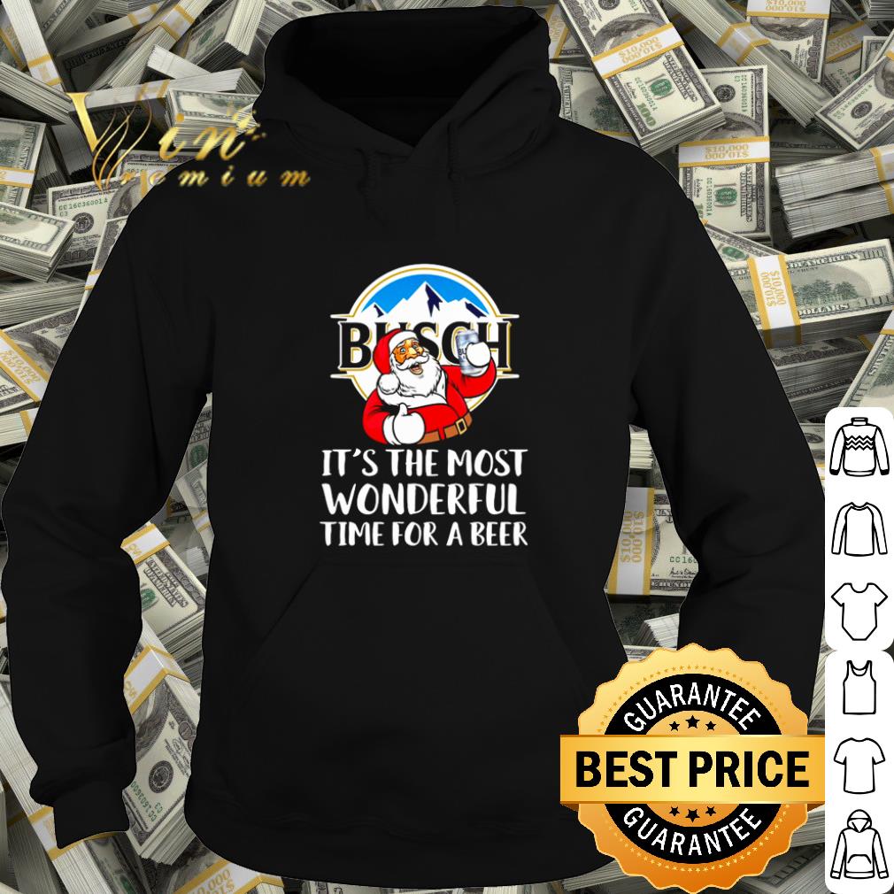 Top Santa Busch Light it's the most wonderful time for a beer shirt 10 Top Santa Busch Light it's the most wonderful time for a beer shirt