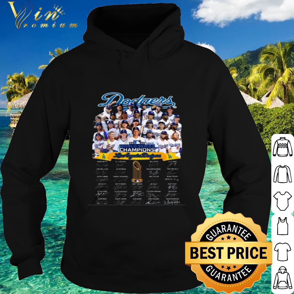 Best Los Angeles Dodgers World series champions 2020 Member Signature shirt