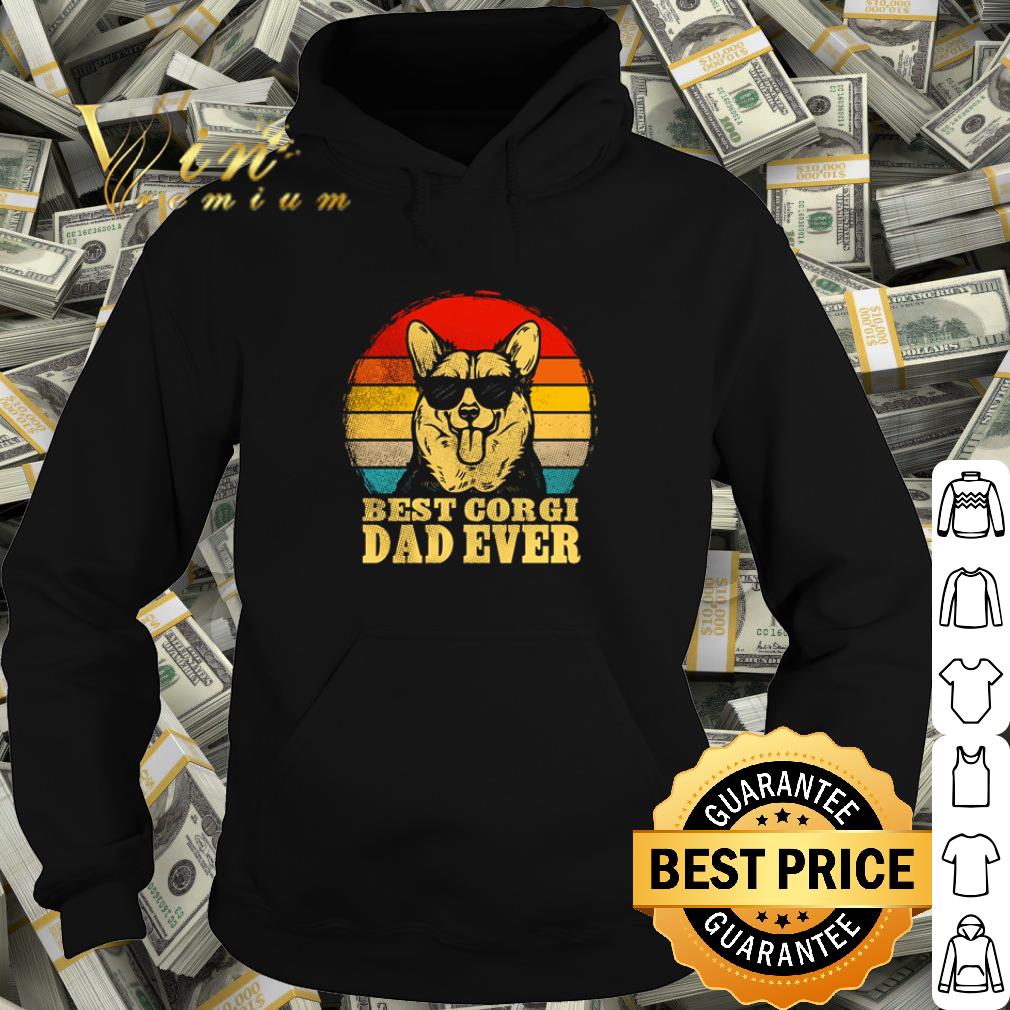 Best Best Corgi Dad ever vintage shirt