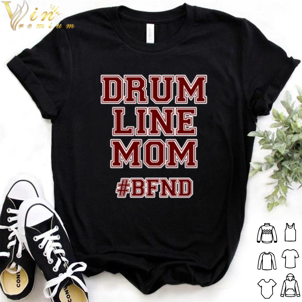 Top Drumline Mom Red word shirt 6