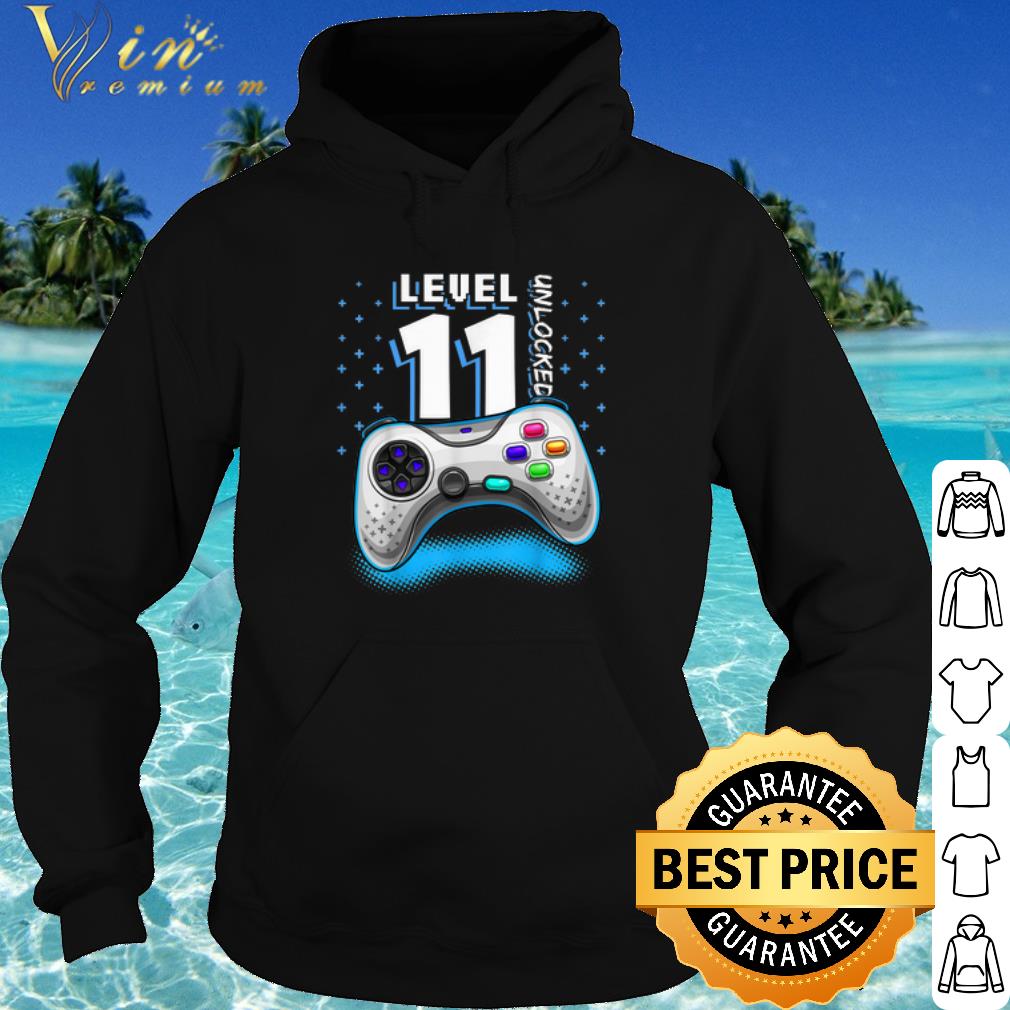 Pretty Level 11 Unlocked Video Game Birthday Gift Boys shirt