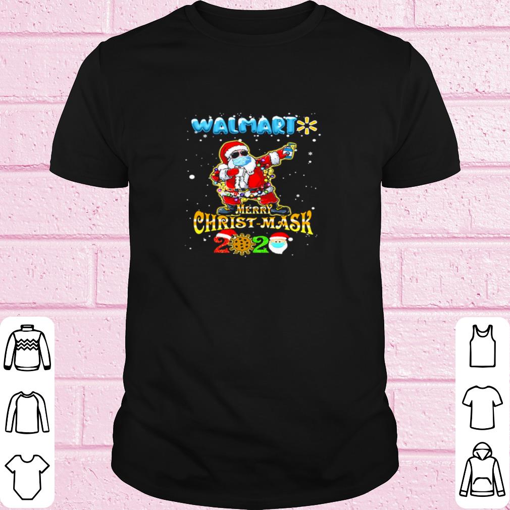 Original Santa face mask dabbing Walmart merry Christ-mask 2020 Christmas shirt 6