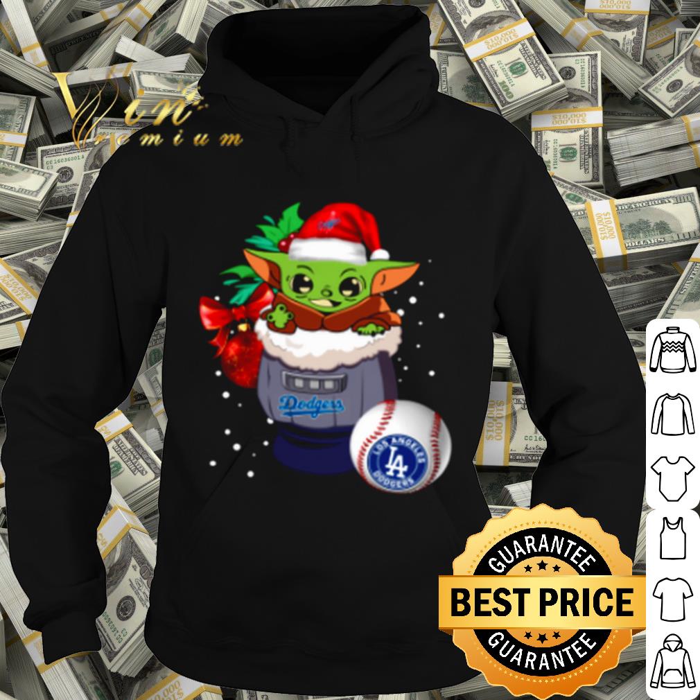 Top Baby Yoda Star Wars Los Angeles Dodgers Christmas shirt
