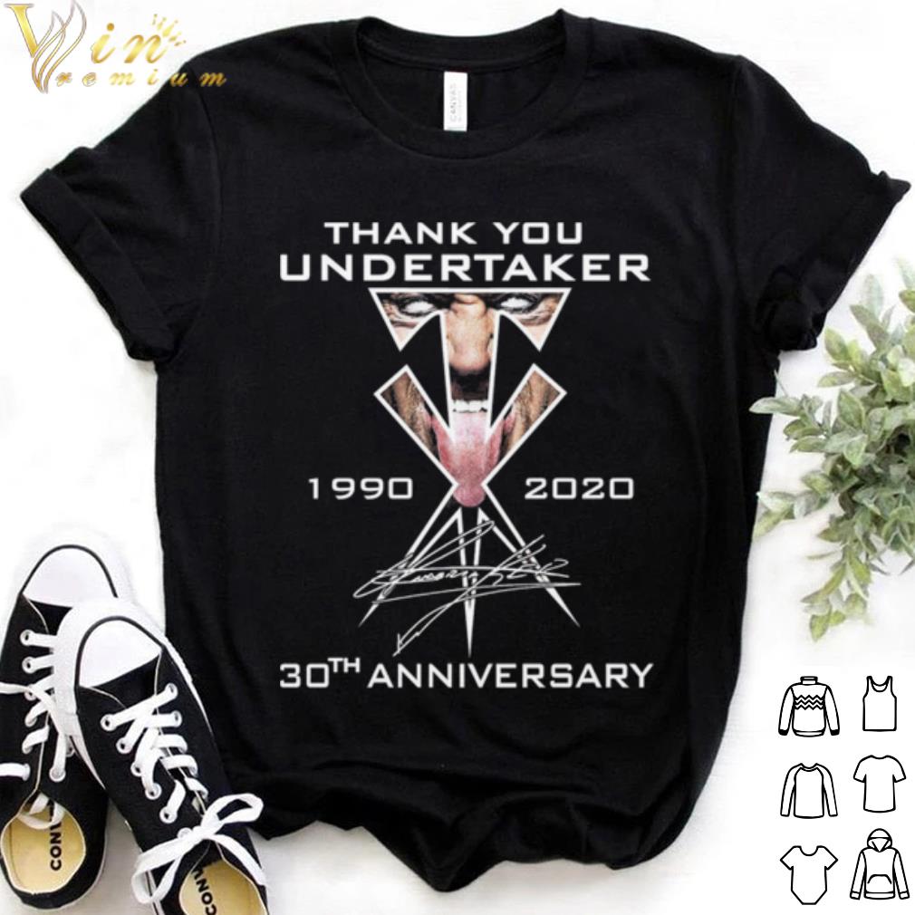 Original Thank You Undertaker 1990 2020 30th Anniversary shirt 7