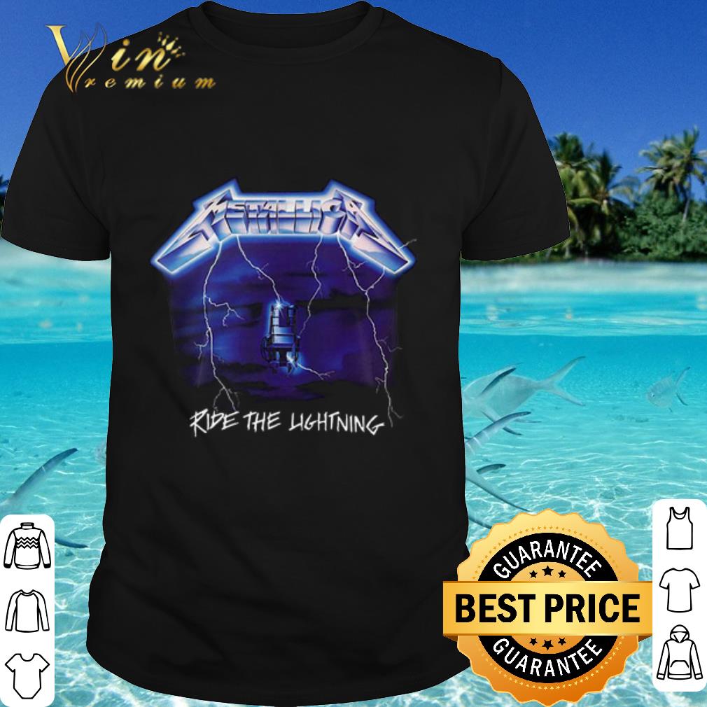Pretty Metallica Ride The Lightning shirt 6