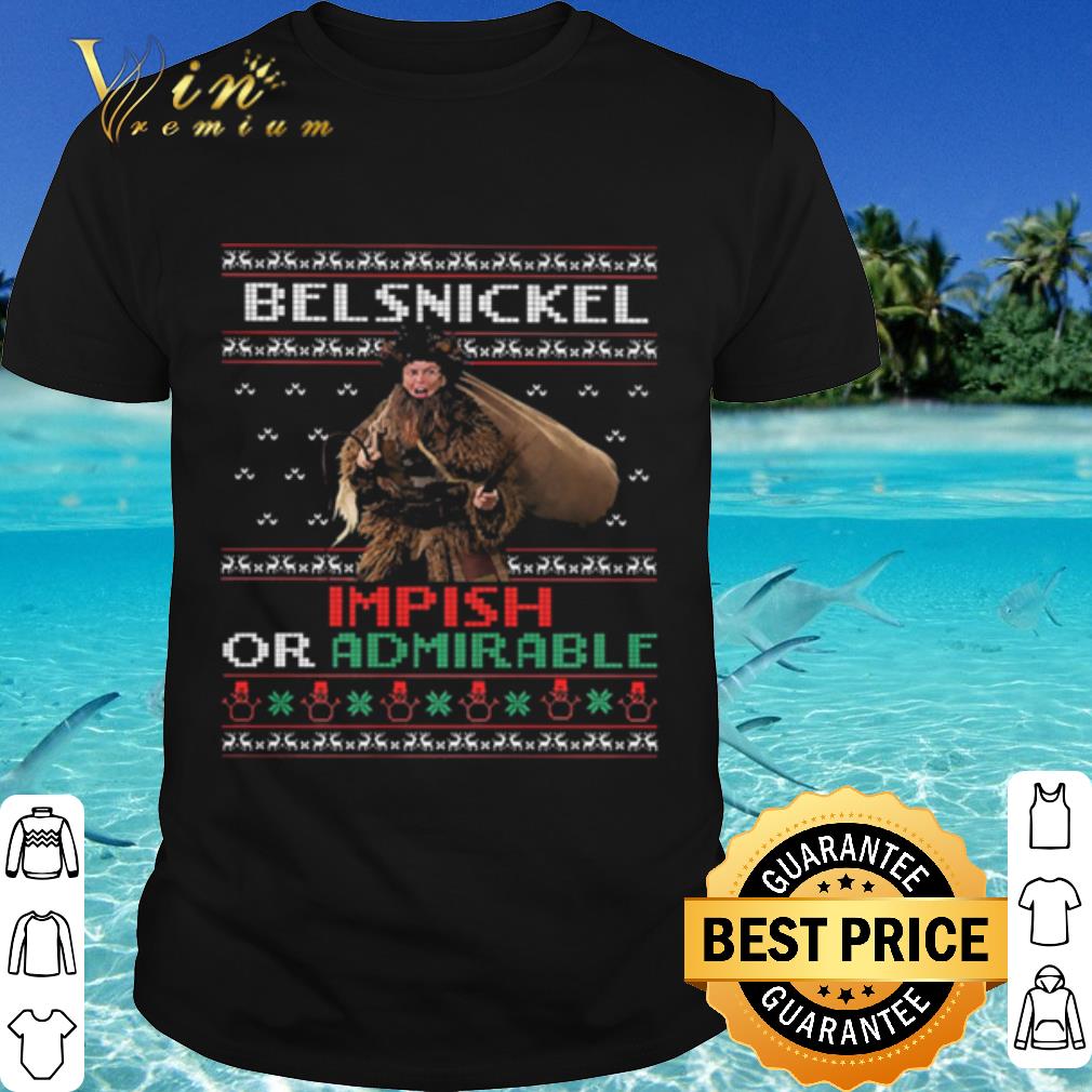 Premium Belsnickel impish or admirable ugly christmas shirt 7