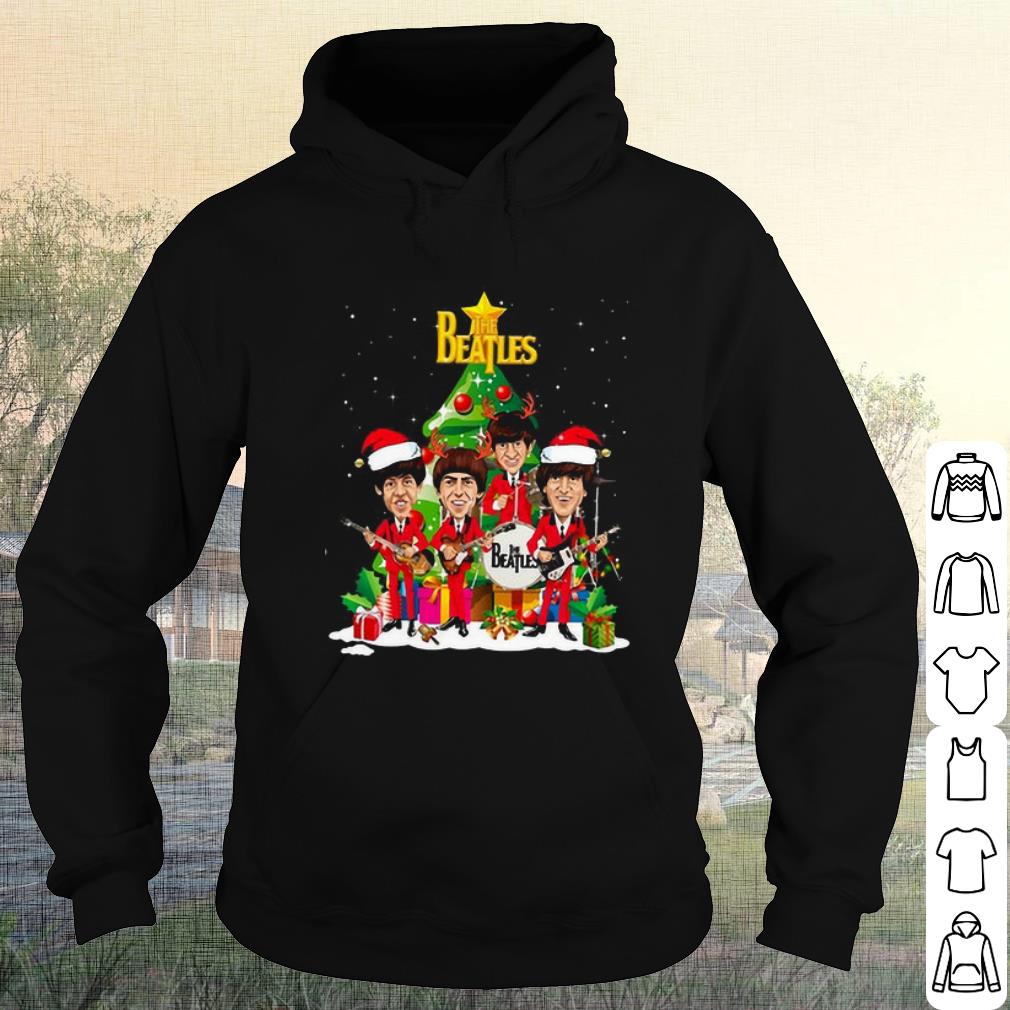 Best The Beatles Santa Claus Tree Christmas shirt