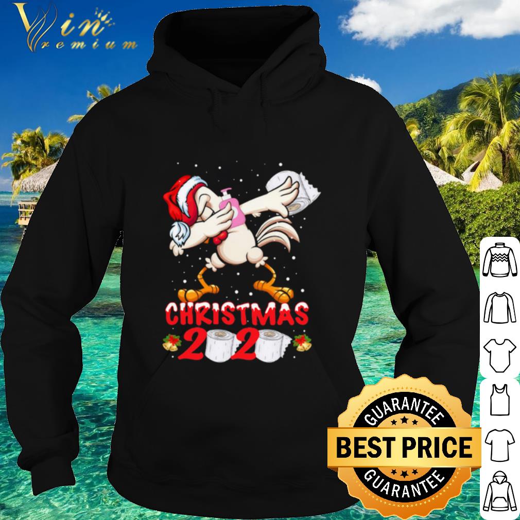 Original Chicken Dabbing Hat Santa 2020 Toilet Paper Covid 19 Christmas shirt
