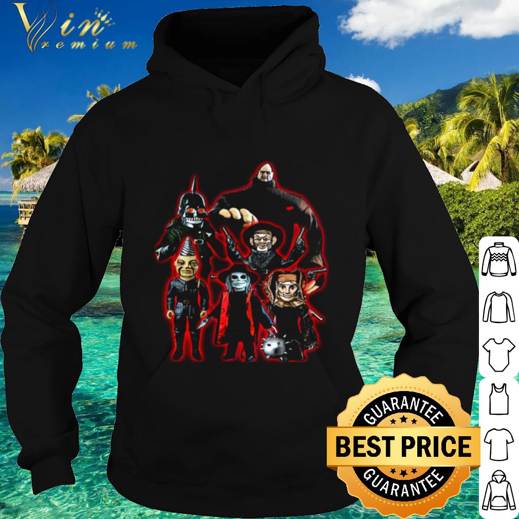 Cool Good Puppet Master Horror Movie 80s Blade Pin Head Torch Jester Drill shirt
