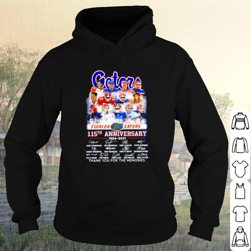 Top Florida Gators 115th Anniversary Thank You For The Memories Signature shirt