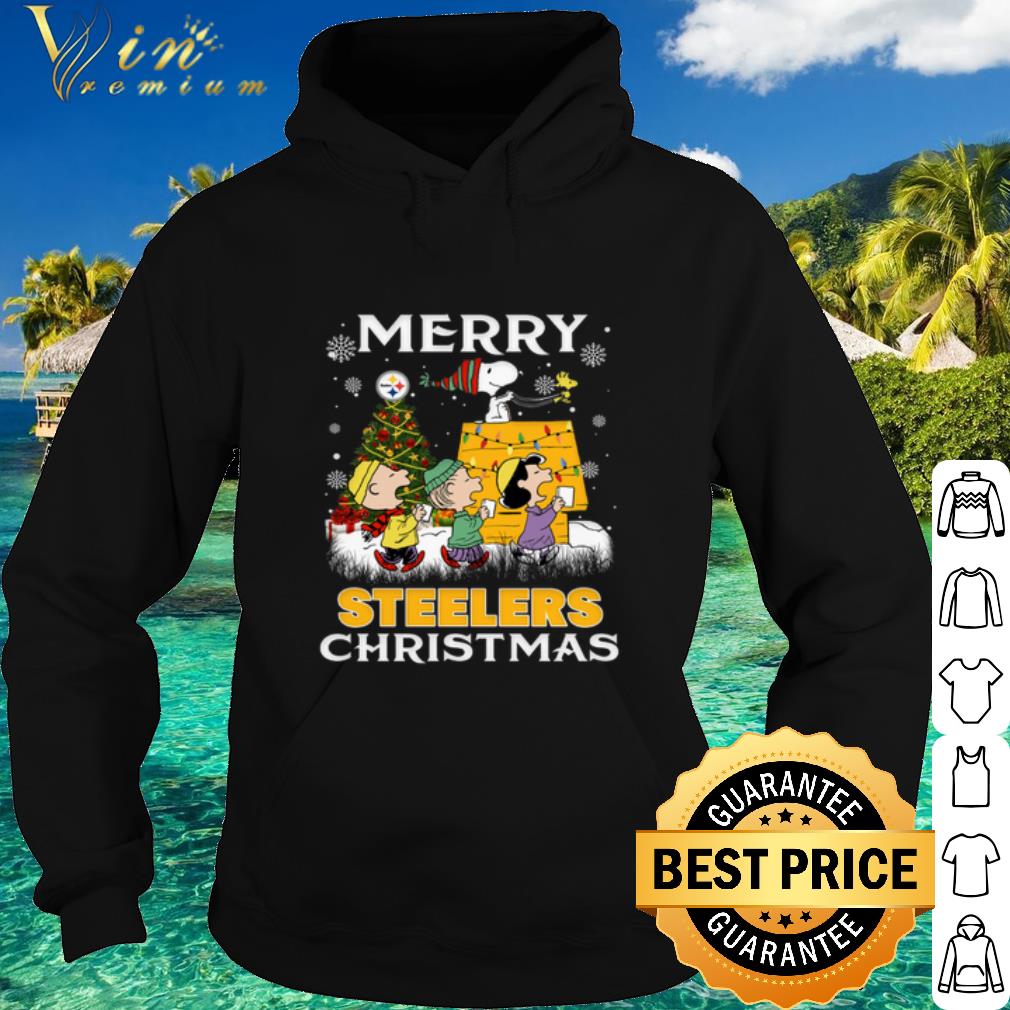 Pretty The Peanuts Snoopy and Charlie Merry Steelers Christmas shirt 10 Pretty The Peanuts Snoopy and Charlie Merry Steelers Christmas shirt