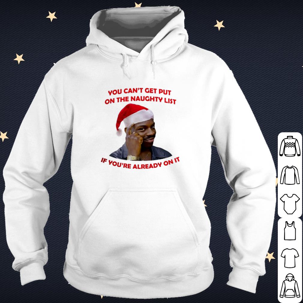 Top Santa Negro Piensa You can't get put on the naughty list shirt 10 Top Santa Negro Piensa You can't get put on the naughty list shirt