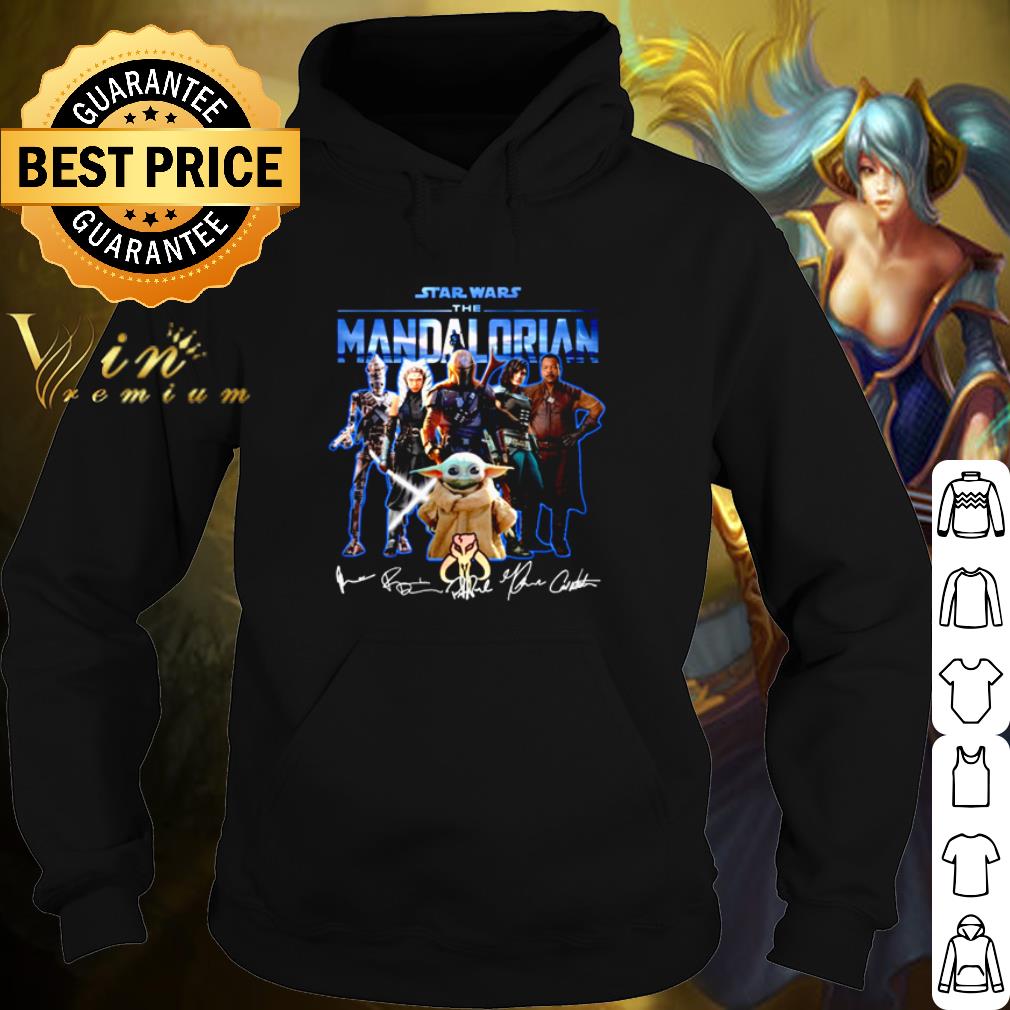 Original Star Wars The Mandalorian Characters Signature shirt