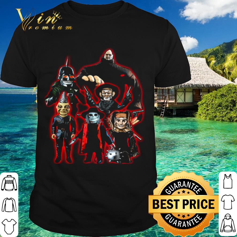 Cool Good Puppet Master Horror Movie 80s Blade Pin Head Torch Jester Drill shirt 6