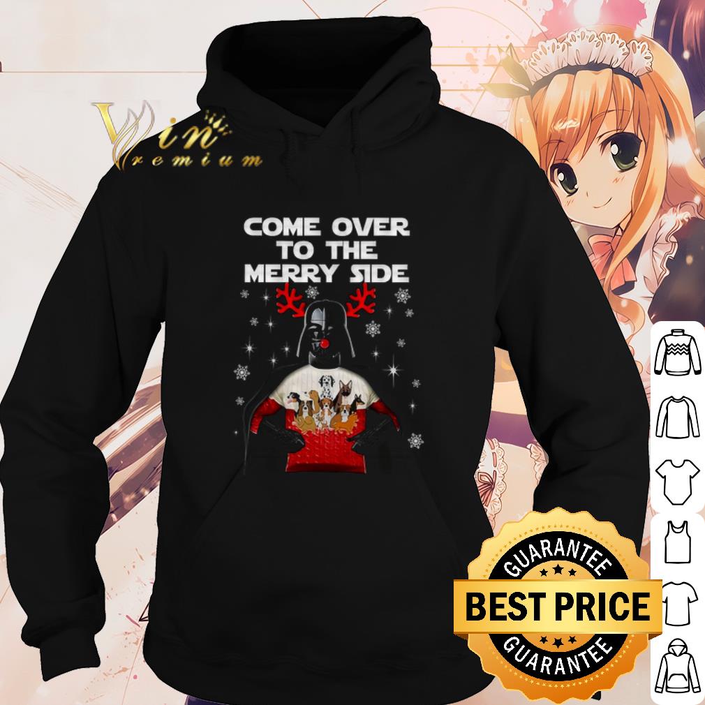 Top Santa Darth Vader Come Over To The Merry Side shirt