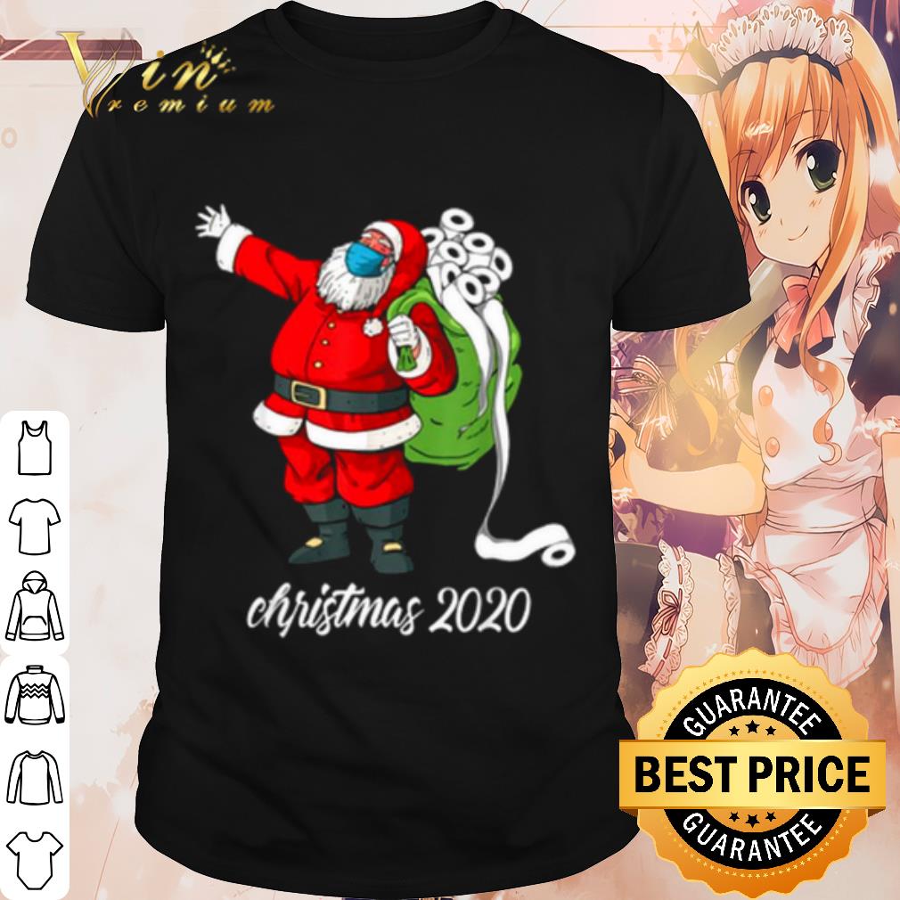 Top Santa Claus Face Mask Bag Toilet Paper Christmas 2020 shirt 6