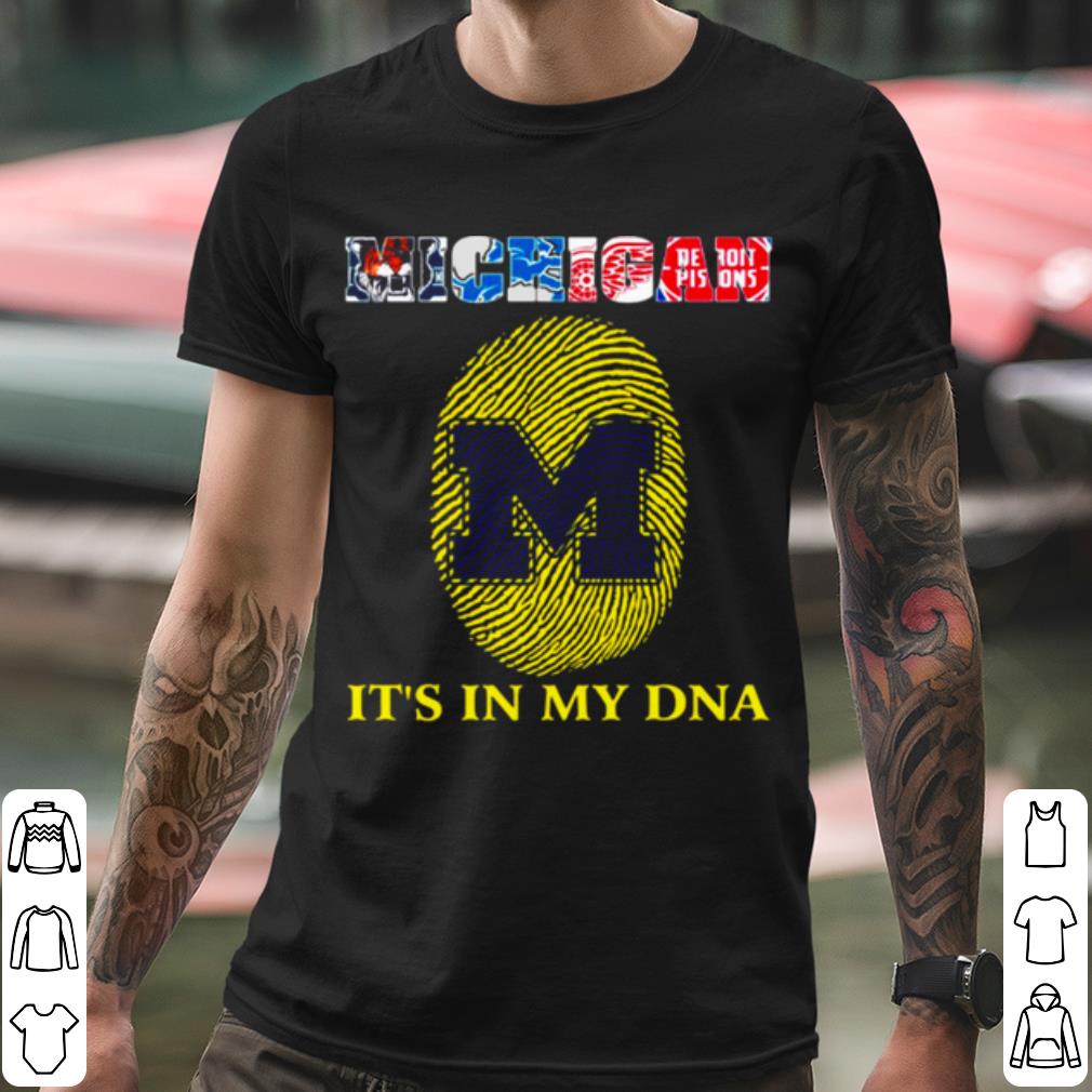 Pretty Michigan Detroit Lions It's In My DNA shirt