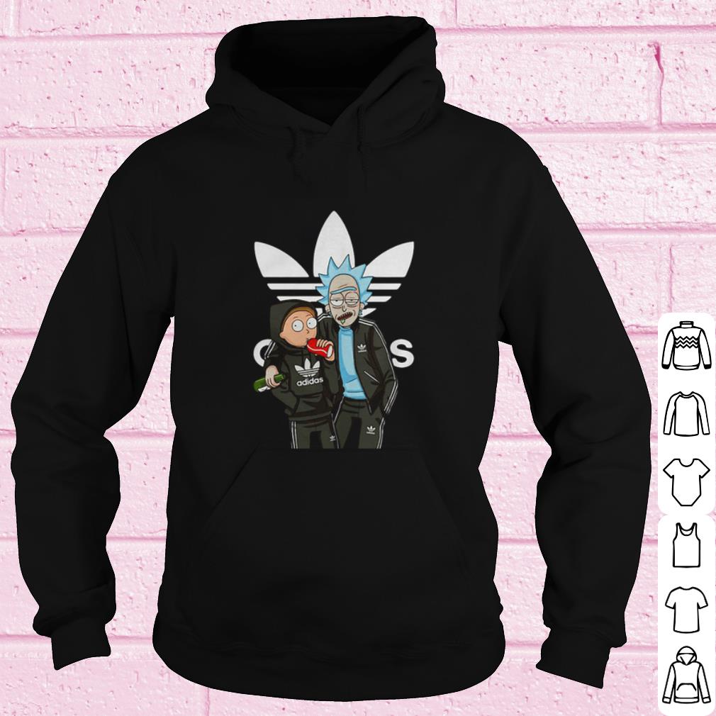 Cool Rick and Morty wearing adidas hoodie shirt 10 Cool Rick and Morty wearing adidas hoodie shirt