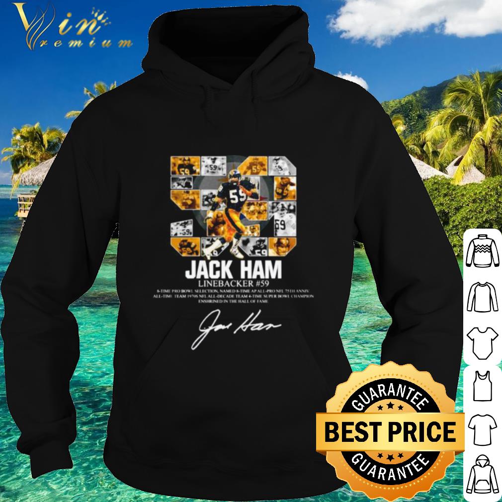 Original 59 Jack Ham Linebacker 8 Time Pro Bowl Selection Signature shirt