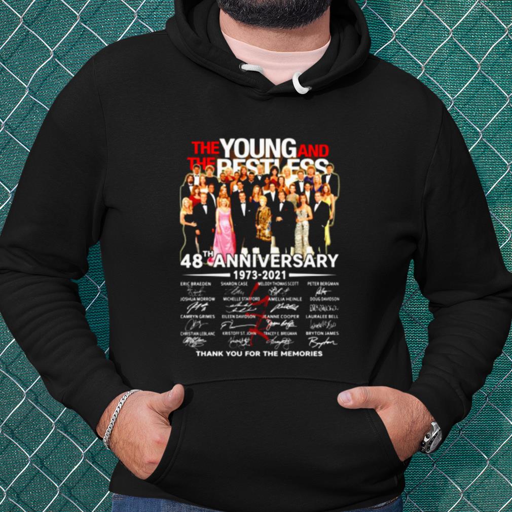 Cool The Young And The Besties 48th Anniversary Thank You For The Memories shirt