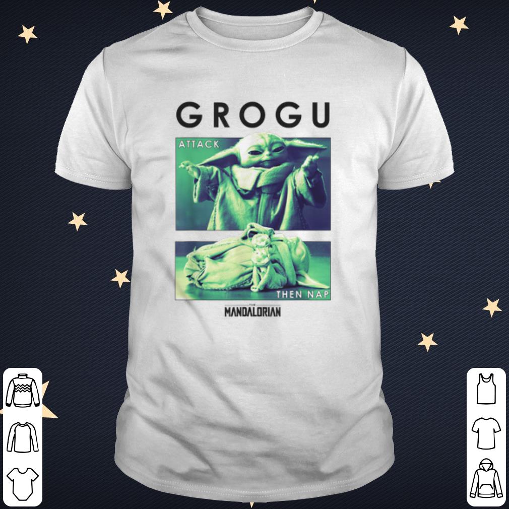 Top The Mandalorian Grogu Attack Then Nap shirt 7