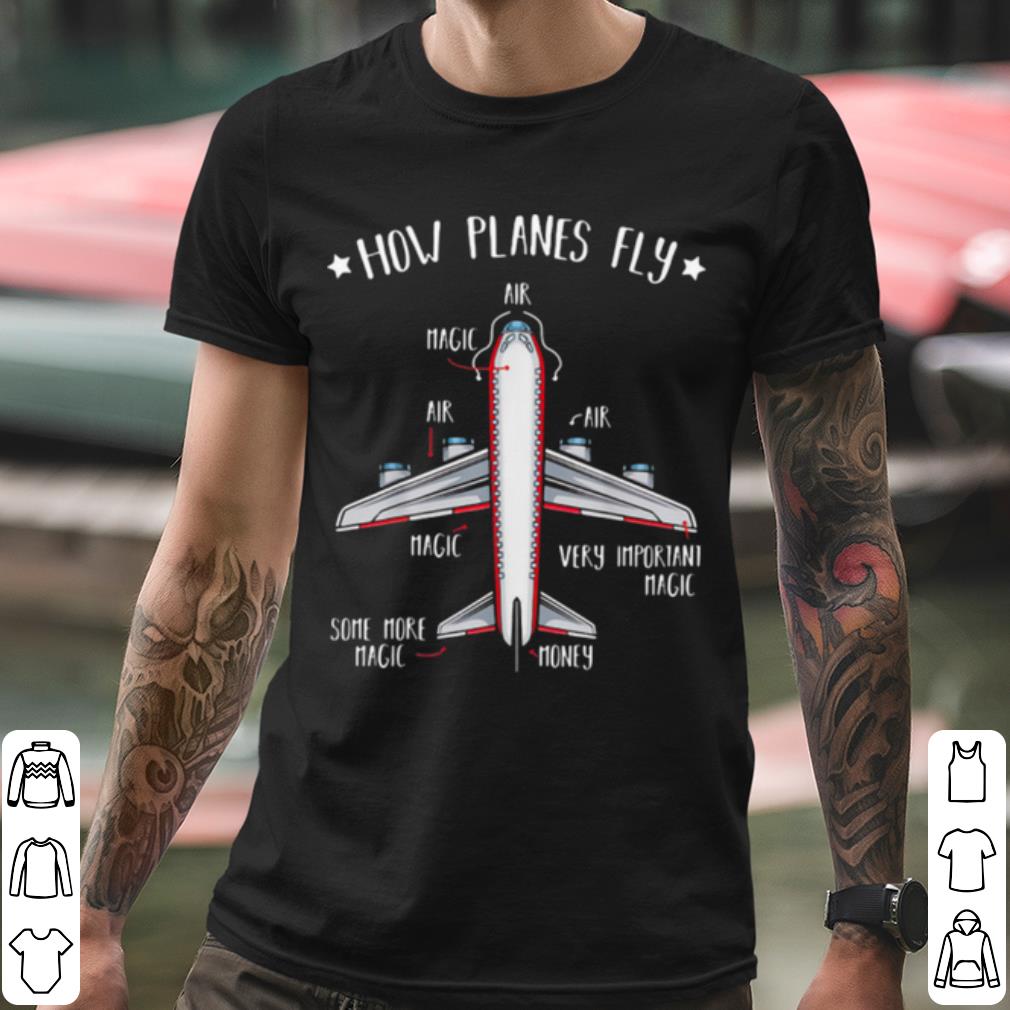 Pretty How Planes Fly Airport shirt