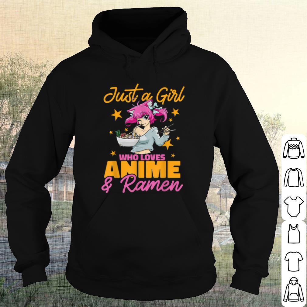 Original Anime Just a Girl Who Loves Anime and Ramen shirt 10 Original Anime Just a Girl Who Loves Anime and Ramen shirt