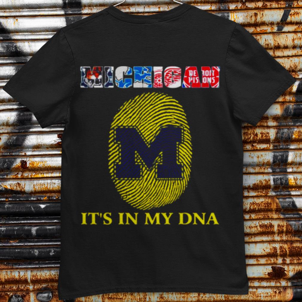 Pretty Michigan Detroit Lions It's In My DNA shirt 7