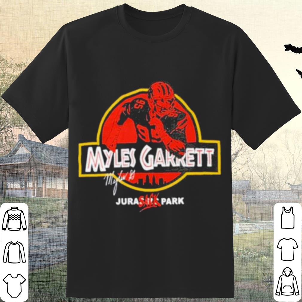 Original Myles Garrett Jurassic Park Sack shirt 7