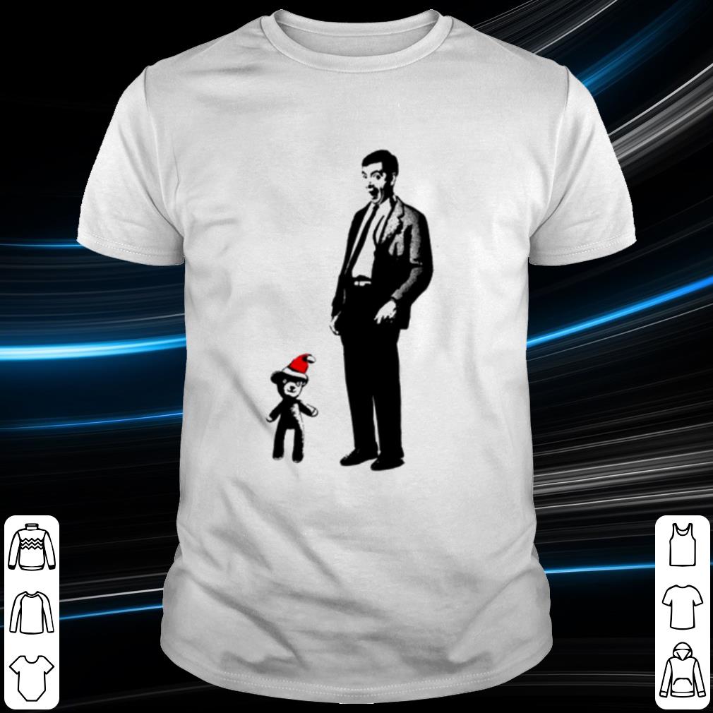 Cool Mr Bean and Santa Teddy merry Christmas shirt 7