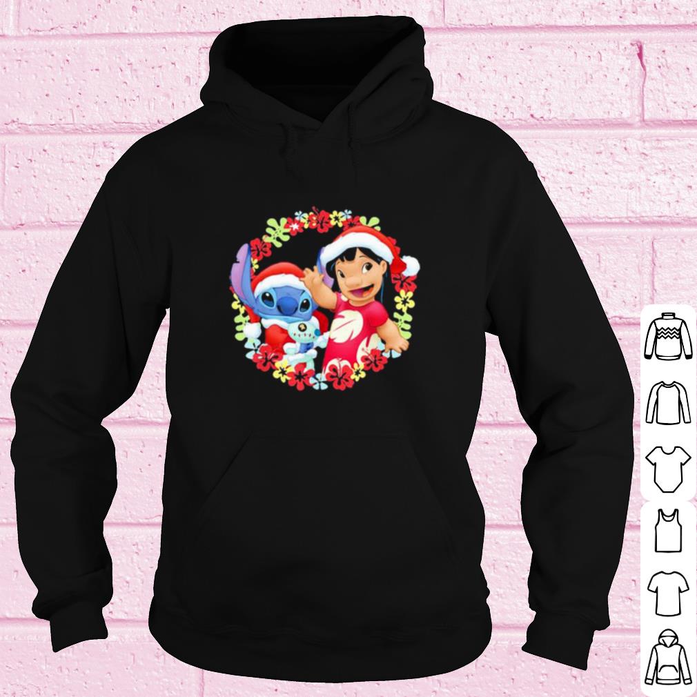 Cool Lilo And Stitch Pajama Santa Claus Christmas shirt