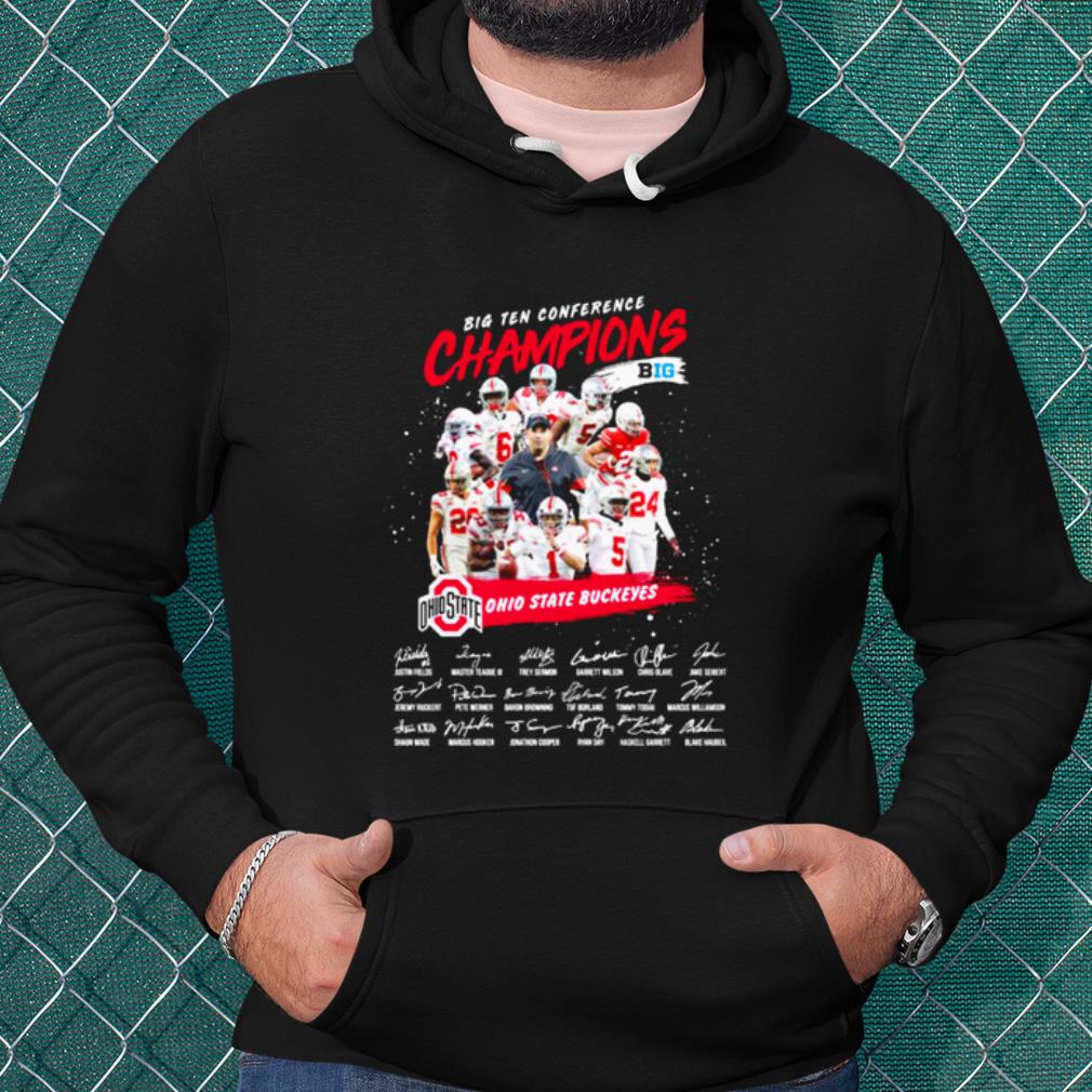 Cool Big Ten Conference Champions Ohio State Buckeyes Signature shirt