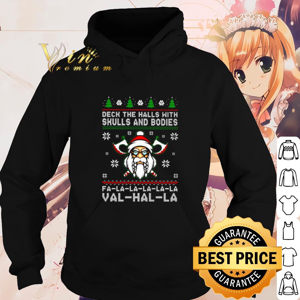 Top Santa viking deck the halls with skulls and bodies Christmas shirt 10 Top Santa viking deck the halls with skulls and bodies Christmas shirt