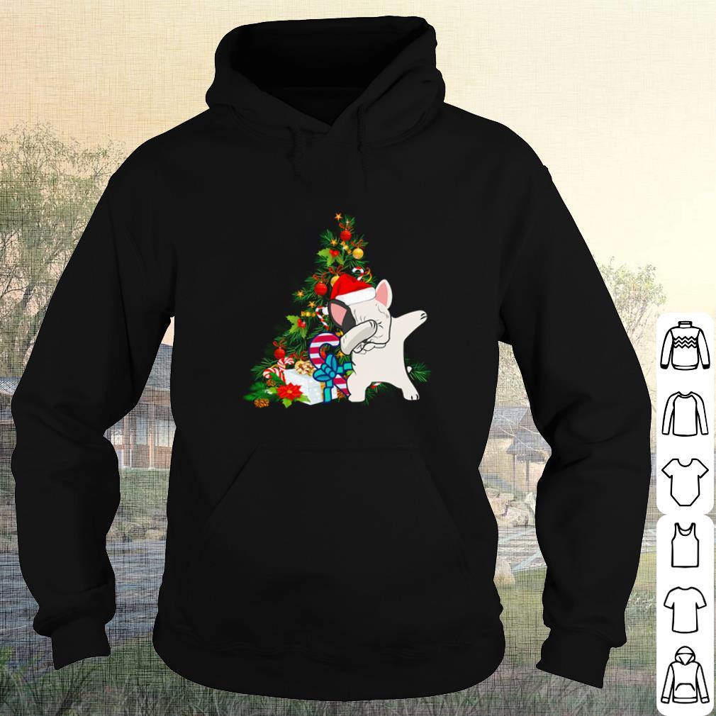 Original French Bulldog Dabbing Christmas Tree shirt