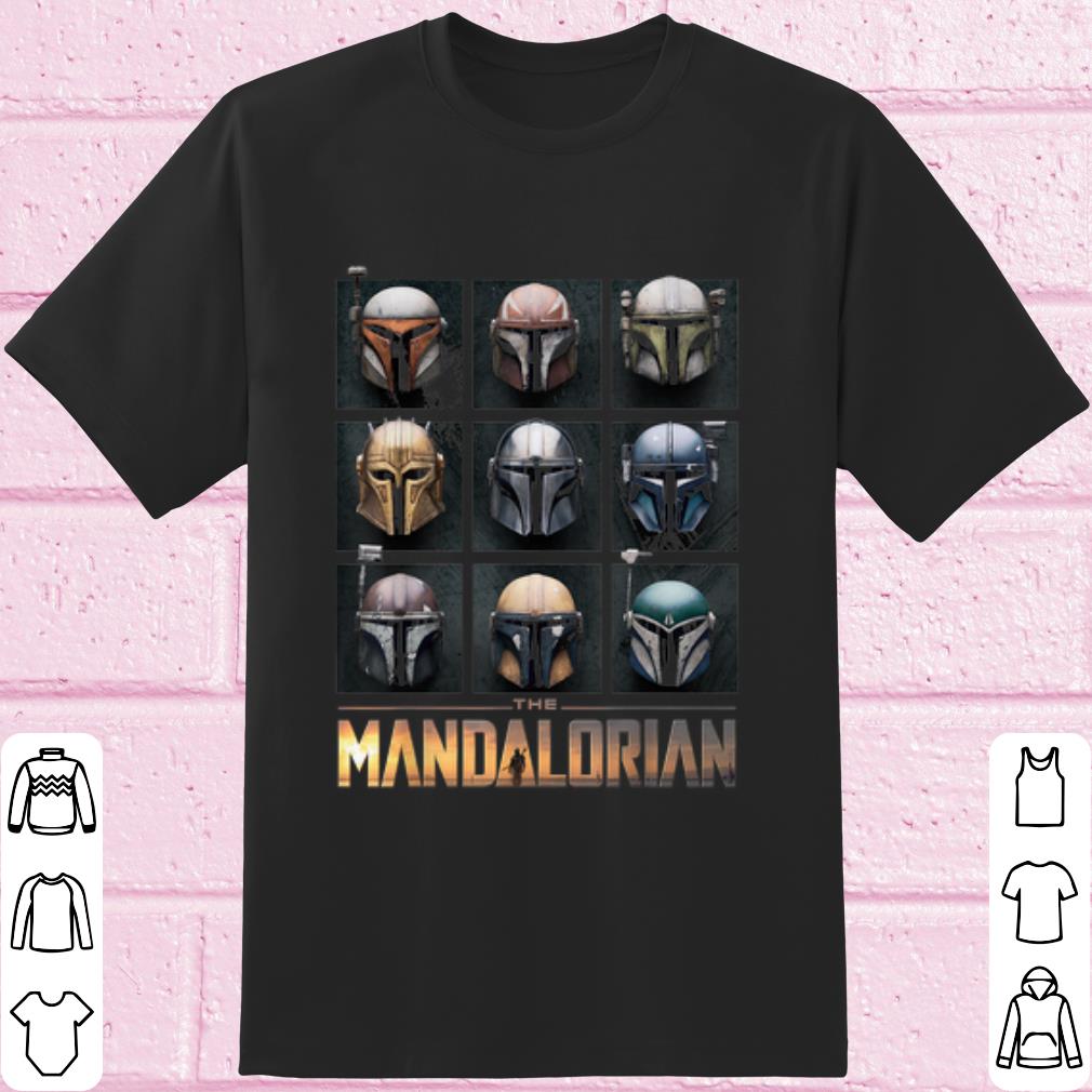Cool The Mandalorian Helmet Box Up Star Wars shirt 6
