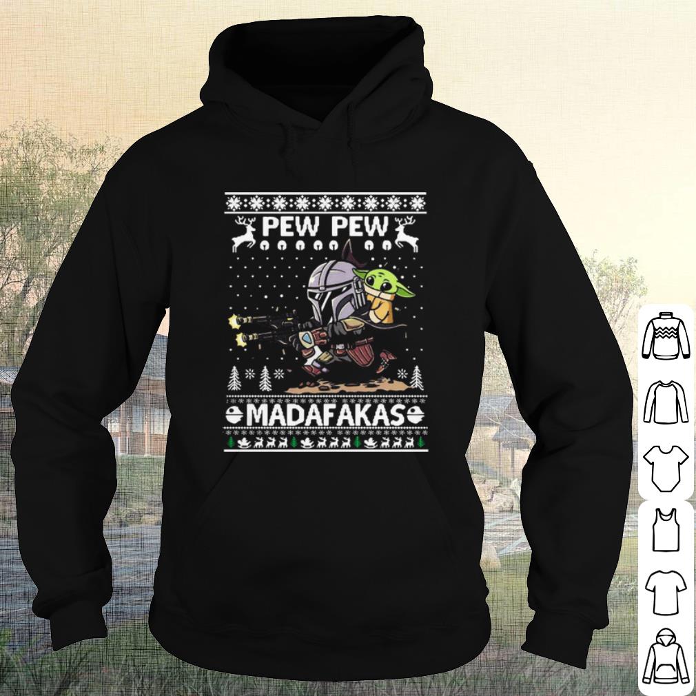 Top The Mandalorian and Baby Yoda Paw Paw Madafaka Christmas shirt