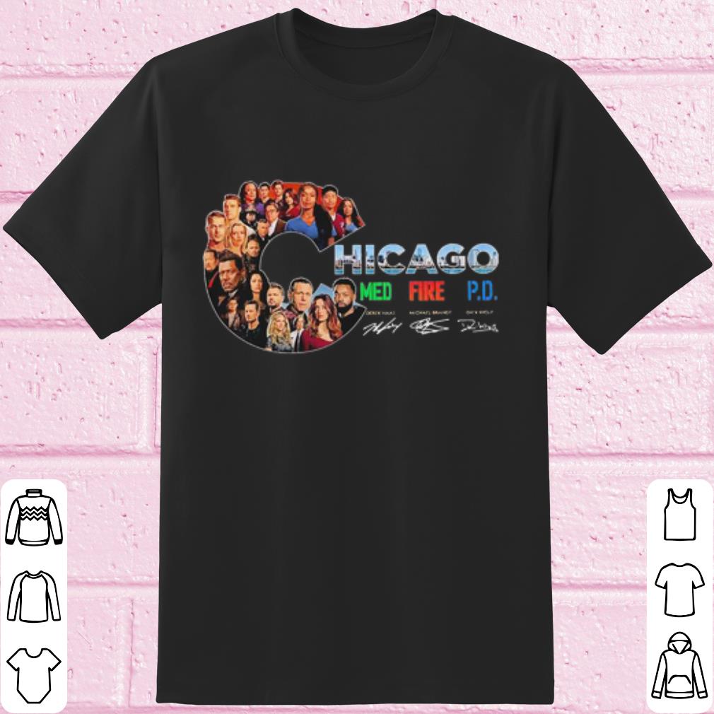 Cool Chicago Med Fire PD Signatures Members shirt 6