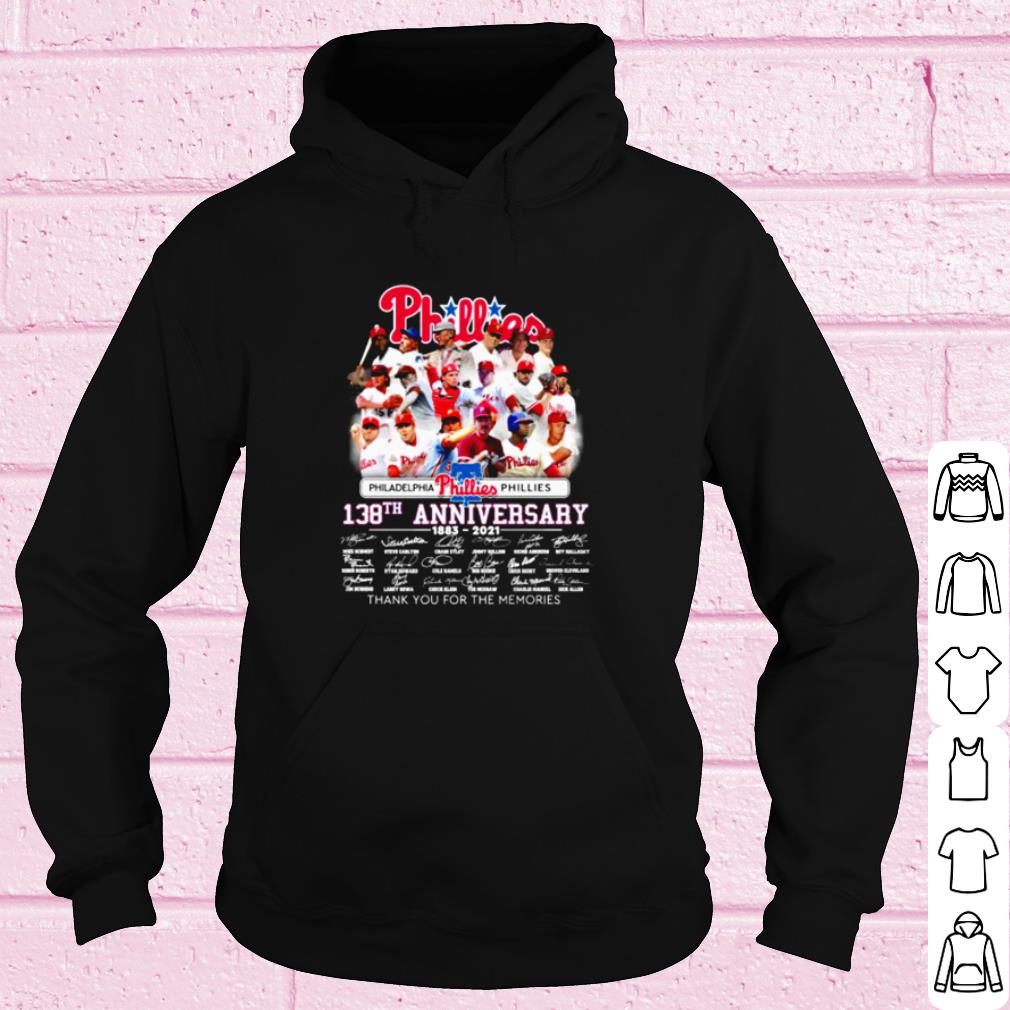 Philadelphia Phillies 138th Anniversary 1883 2021 Thank The Memories shirt