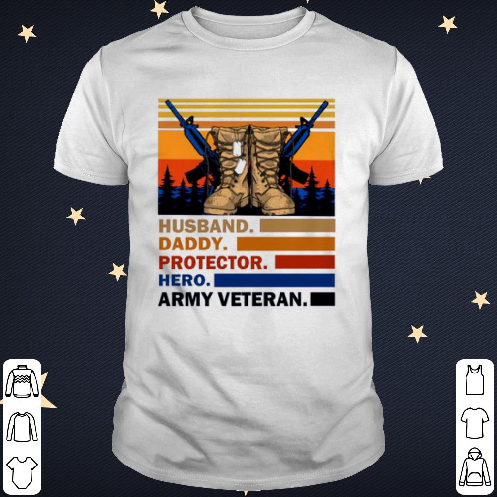 Top Husband Papa Protector Hero Veteran shirt 7