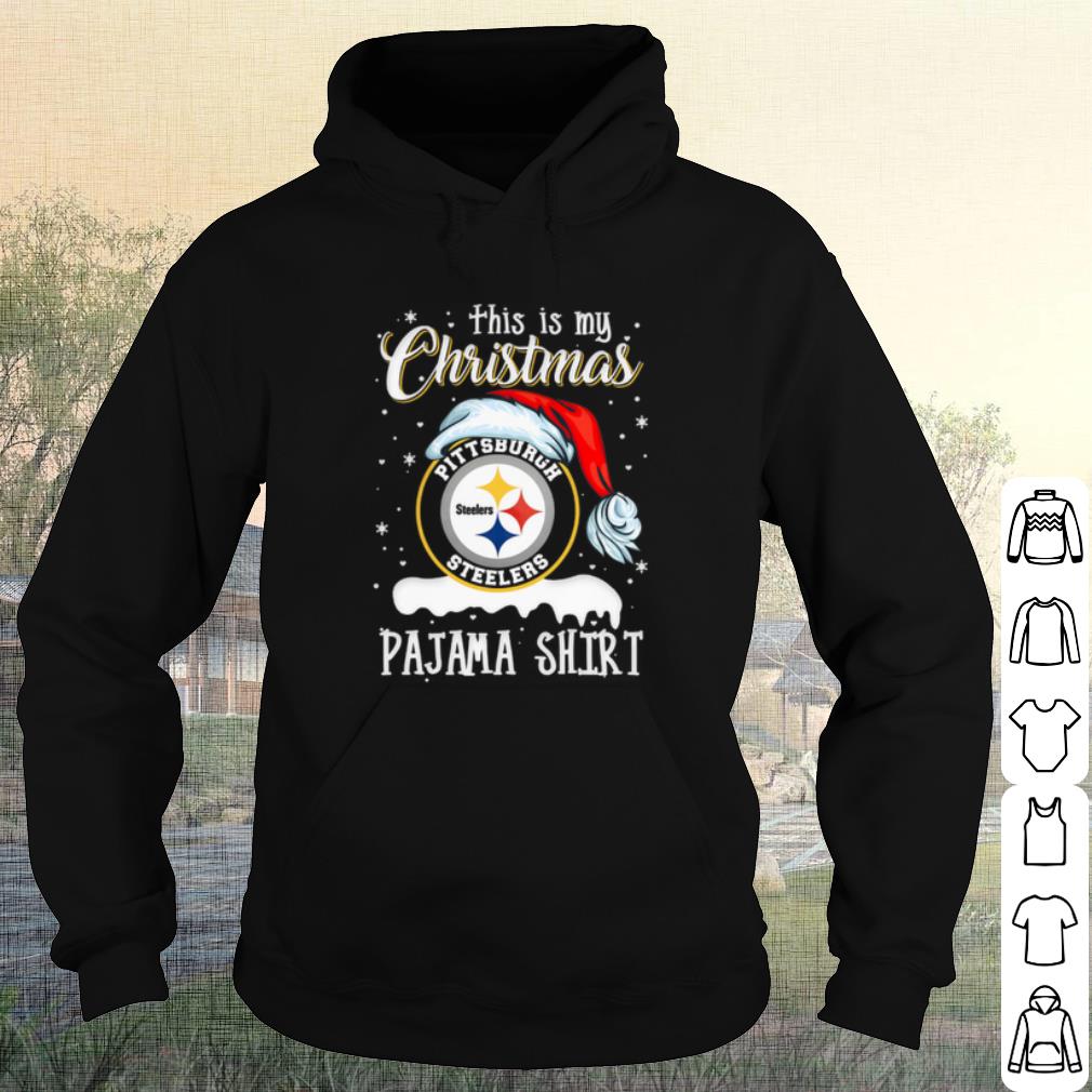Top This is my Chrismas Pittsburgh Steelers Pajama Shirt shirt