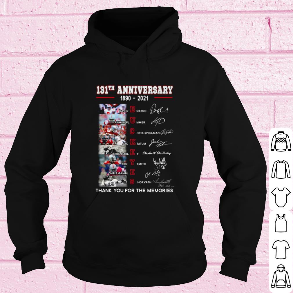 Pretty Buckeyes 131th Anniversary Thank You For The Memories Signature shirt 10 Pretty Buckeyes 131th Anniversary Thank You For The Memories Signature shirt